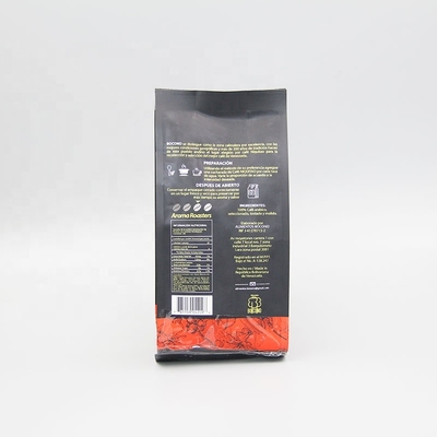 250g 500g 1000g Side Gusset Bags With Valve Custom Printed Compostable