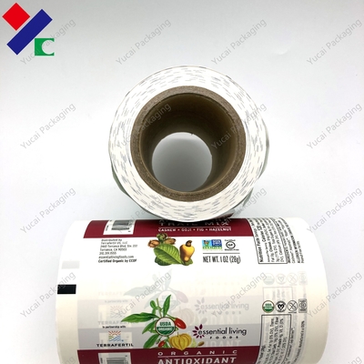 Essential Organic Rice Food Packaging Roll Film White PE Bright Color