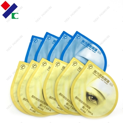110 Micron Three Side Seal Pouch Circle Shaped Eye Bags Thin Odorless Disposable Pacakging